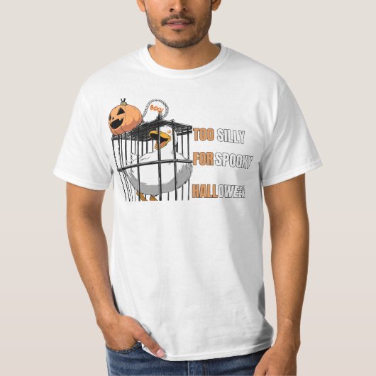 T-shirt Goofy Goose Halloween Design - Pas seulement effra (Devant)