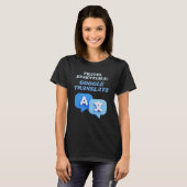 T-shirt Google Translate Travel Essentials (Devant entier)