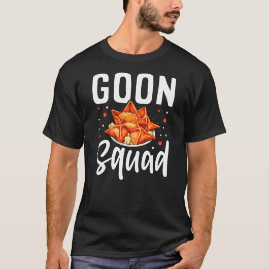 T-shirt Goon Squad Funny Crab Rangoon Chinese Food (Devant)