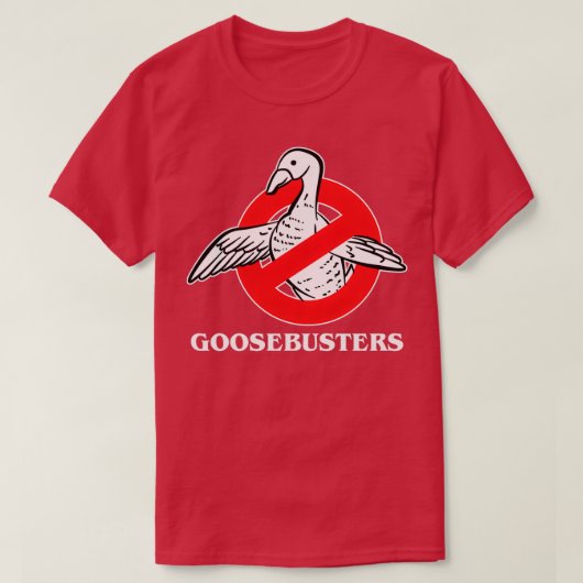 T-shirt Goose Busters Funny Ghost Novelty Design cadeau (Design devant)