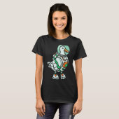 T-shirt Goose Lover, futur astronaute Engin aérospatial sp (Devant entier)