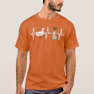 T-shirt Goose Smooth Pour Terrier Amoureux des chiens Hear