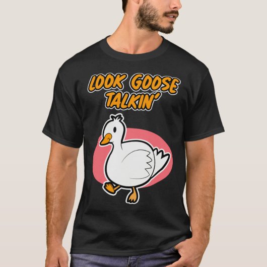 T-shirt Goose Talkin  for Men and Women (Devant)