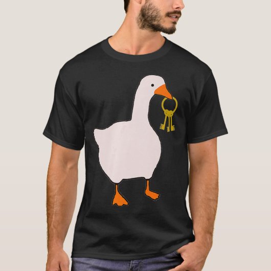 T-shirt Goose With Keys Jeu Vidéo Premium (Devant)