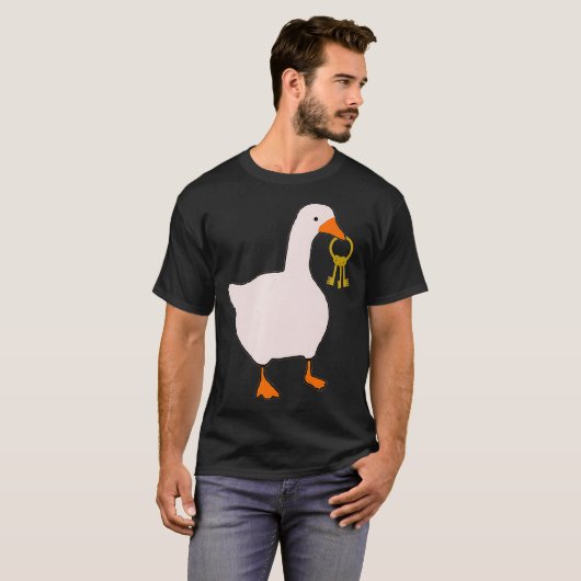 T-shirt Goose With Keys Jeu Vidéo Premium (Devant entier)