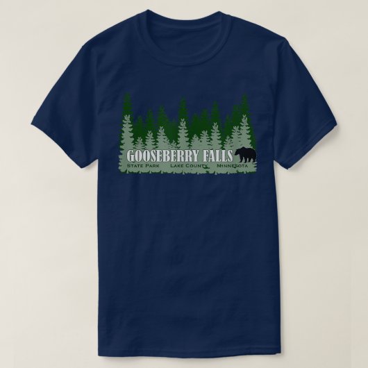 T-shirt Gooseberry Falls  (Design devant)