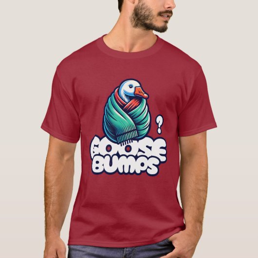 T-shirt Goosebumps Drôle Oie (Devant)