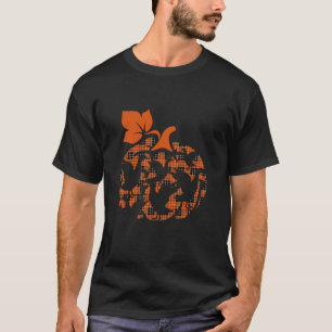 T-shirt Gooses mignonne forme Citrouille Halloween Thanksg