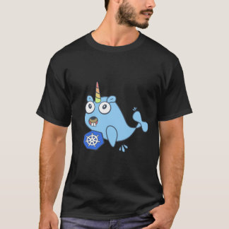 T-shirt Gopher Docker unicorne avec Kubernetes