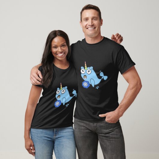T-shirt Gopher Docker unicorne avec Kubernetes (Unisexe)