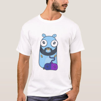 T-shirt Gopher. Golang