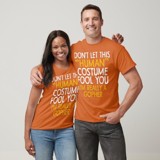 T-shirt Gopher Human Costume  Halloween 2018  Gift idea (Unisexe)