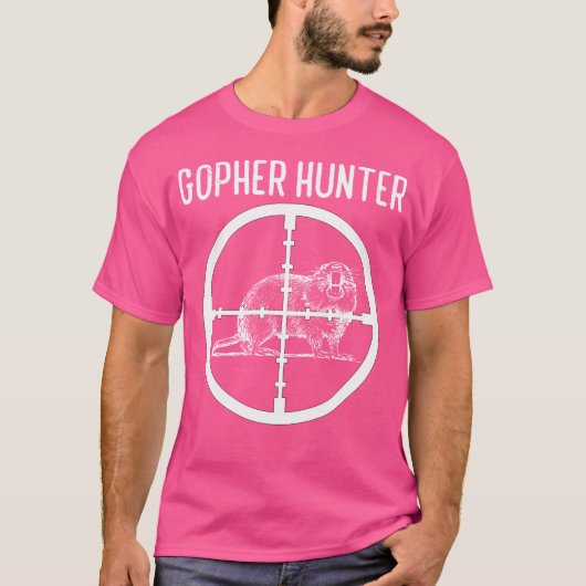 T-shirt Gopher Hunter Rat Et Mouse Expert Contrôle (Devant)