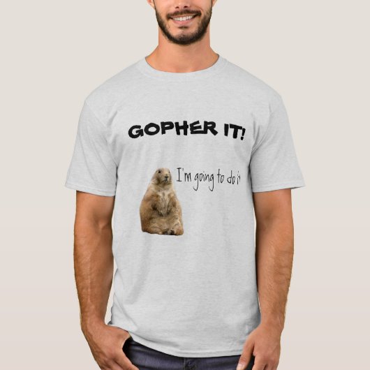 T-shirt Gopher il ! (Devant)
