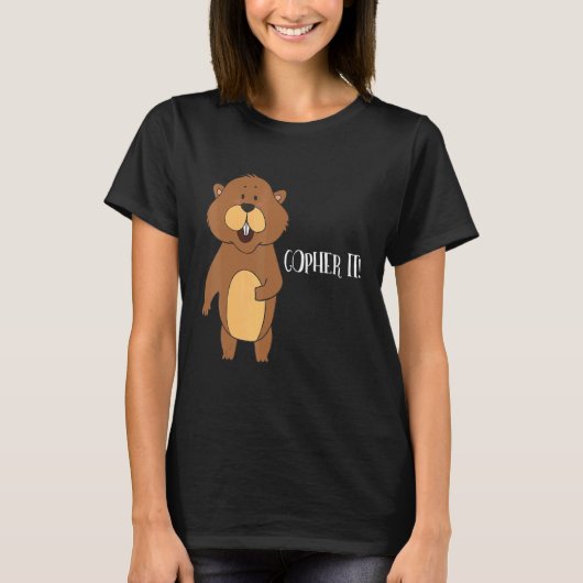 T-shirt Gopher It Gopher (Devant)