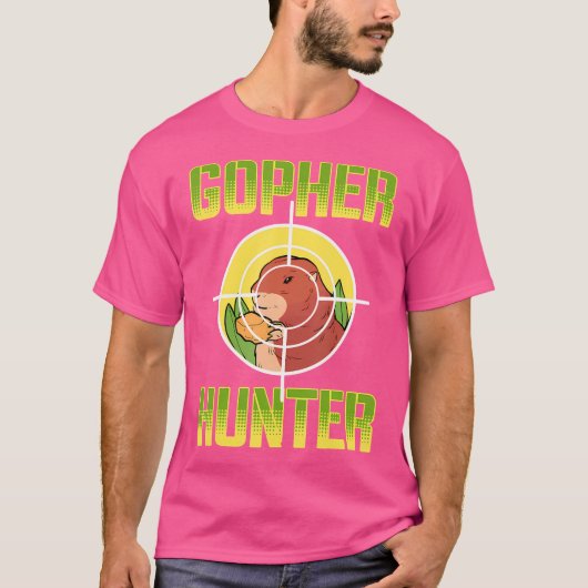 T-shirt Gopher Landscaping Gopher Hunter (Devant)