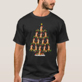 T-shirt Gopher Lights Noël Père Noël Gopher Arbre de Noël (Devant)