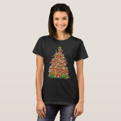T-shirt Gopher Xmas Lights Santa Gopher Christmas Tree (Devant entier)