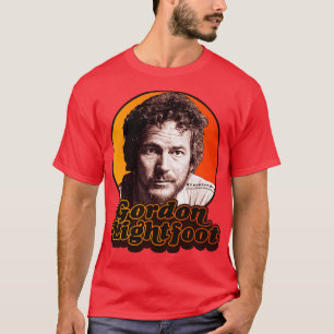 T-shirt Gordon Lightfoot Retro Folk Rock Icon