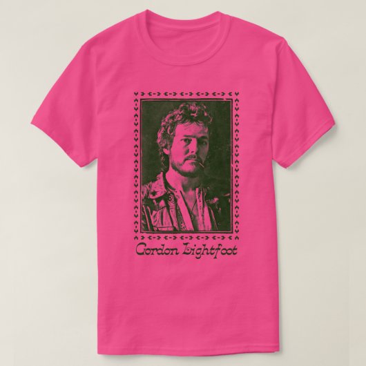 T-shirt Gordon Lightfoot Retro Style Conception du Ventila (Design devant)