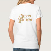 T-shirt Gordon Lightfoot | Tribute to the Legendary (Dos)