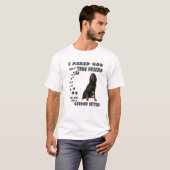 T-shirt Gordon Setter Citation Maman Anglais Setter Papa,  (Devant entier)