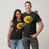 T-shirt Gordon Setter Sunflower (Unisexe)