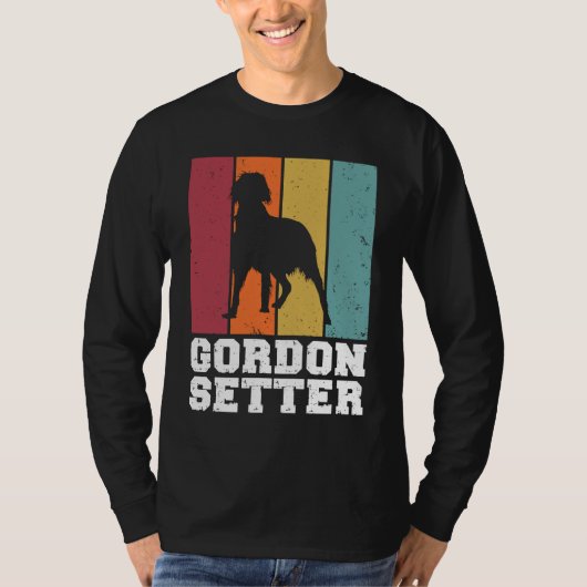 T-shirt Gordon Setter Vintage  1 (Devant)