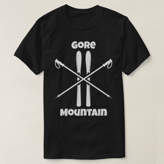 T-shirt Gore Mountain Adirondacks New York Ski Ski Ski (Design devant)