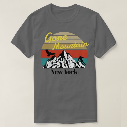 T-shirt Gore Mountain ski New York 4 (Design devant)