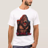T-shirt gorila ou macaco rei (Devant)