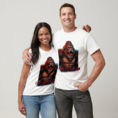 T-shirt gorila ou macaco rei (Unisexe)