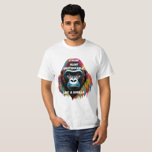 T-SHIRT GORILLA (Devant entier)