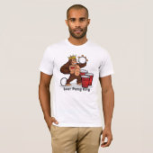 T-Shirt Gorilla Beer Pong King (Devant entier)