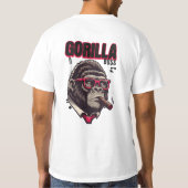 T-shirt Gorilla Boss – Graphique de gorille puissa (Dos)