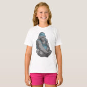 T-shirt Gorilla comme artisan avec clé (Devant entier)