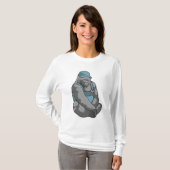 T-shirt Gorilla comme artisan avec clé (Devant entier)