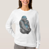 T-shirt Gorilla comme artisan avec clé (Devant)