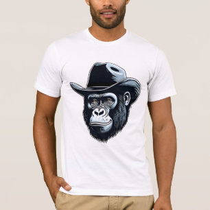 T-shirt Gorilla Cowboy