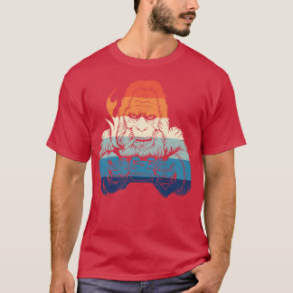 T-shirt Gorilla de Jeu Retro