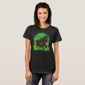 T-shirt Gorilla de la faune singe Ape Retro Gorilla (Devant entier)