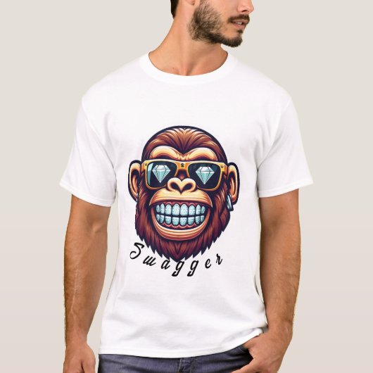 T-shirt Gorilla Diamond Vision (Devant)