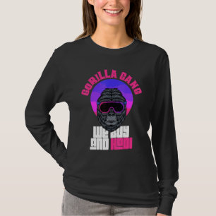 T-shirt Gorilla Gang Nous Achetons Et Hodl Mème Ventilateu