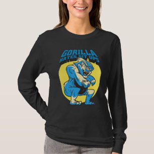 T-shirt Gorilla Hates assis