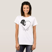 T-shirt Gorilla Heartbeat (Devant entier)