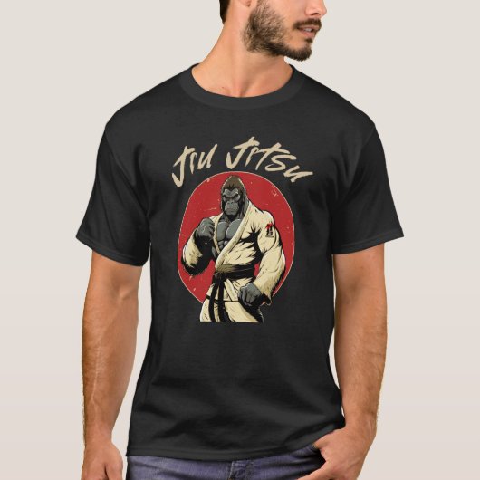 T-shirt Gorilla Jiu Jitsu et Grappling (Devant)