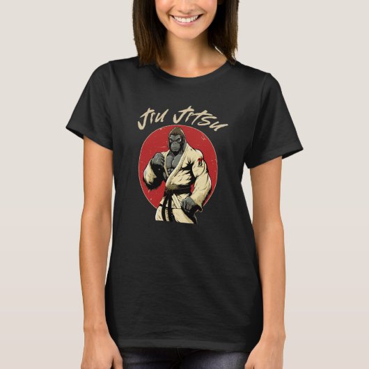 T-shirt Gorilla Jiu Jitsu et Grappling 1 (Devant)