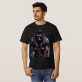 T-shirt gorilla marque d'anniversaire chemise vegan gorill (Devant entier)