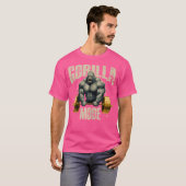 T-shirt Gorilla Mode Gym Exercice Beast Poids Corps (Devant entier)