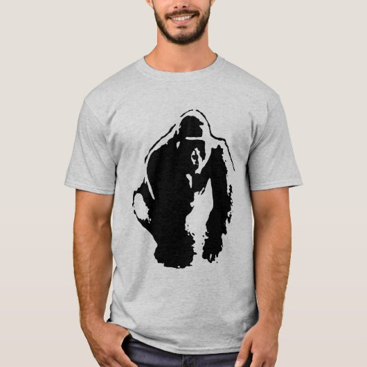 T-shirt Gorilla Pop Art (Devant)